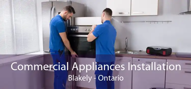 Commercial Appliances Installation Blakely - Ontario