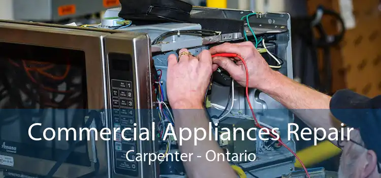 Commercial Appliances Repair Carpenter - Ontario