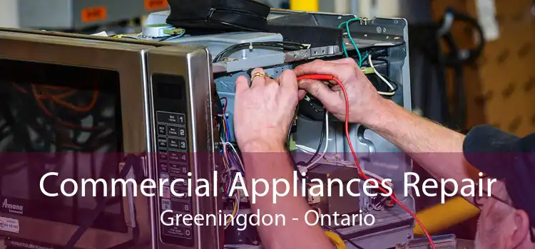 Commercial Appliances Repair Greeningdon - Ontario