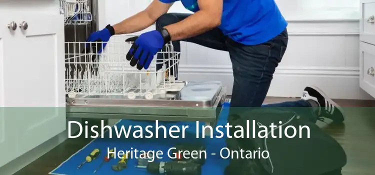 Dishwasher Installation Heritage Green - Ontario