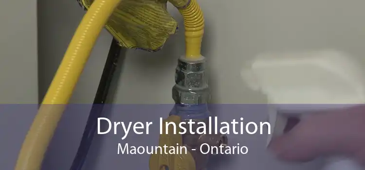 Dryer Installation Maountain - Ontario