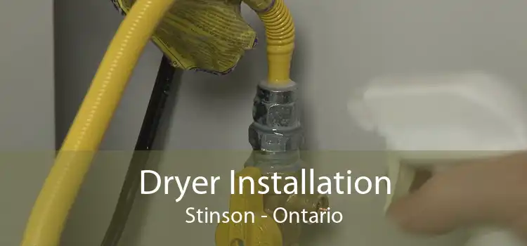 Dryer Installation Stinson - Ontario