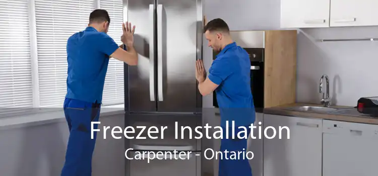 Freezer Installation Carpenter - Ontario