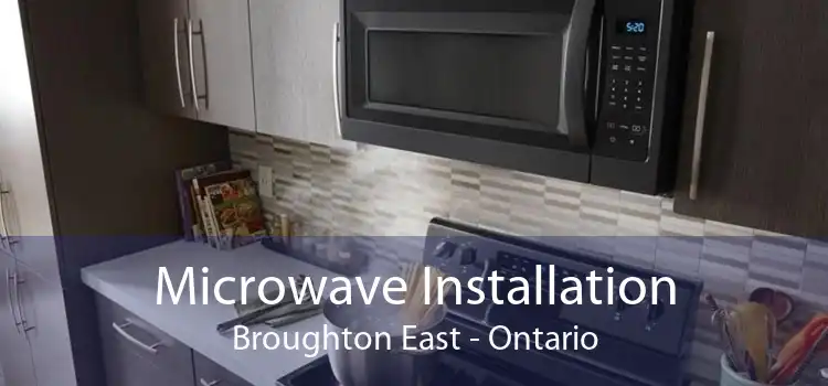Microwave Installation Broughton East - Ontario