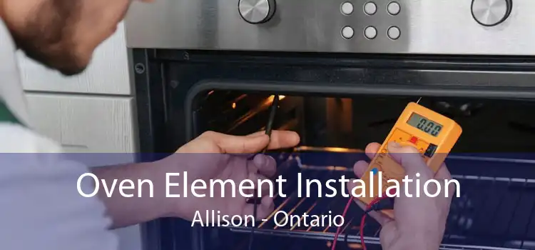 Oven Element Installation Allison - Ontario