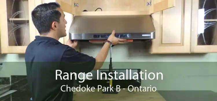 Range Installation Chedoke Park B - Ontario