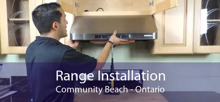 Range Installation Community Beach - Ontario