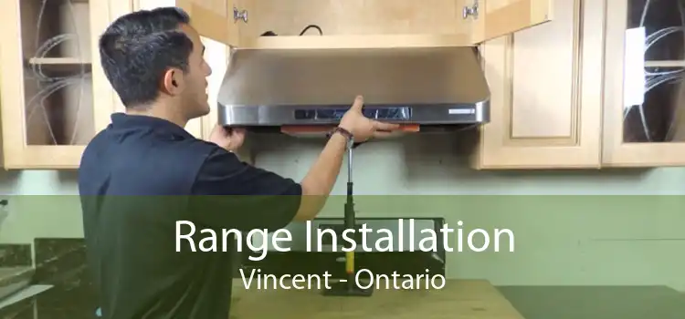 Range Installation Vincent - Ontario