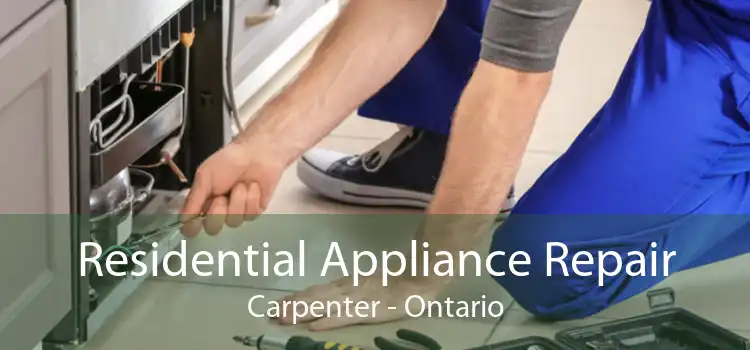 Residential Appliance Repair Carpenter - Ontario