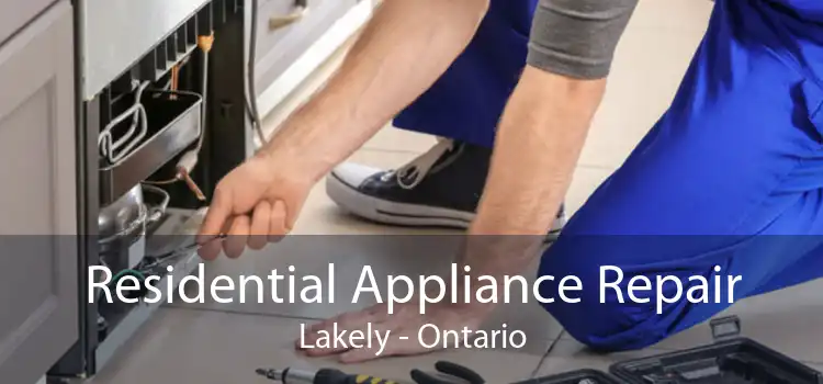 Residential Appliance Repair Lakely - Ontario