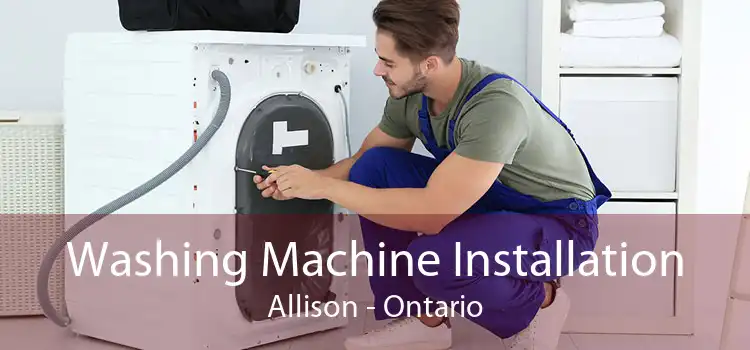 Washing Machine Installation Allison - Ontario